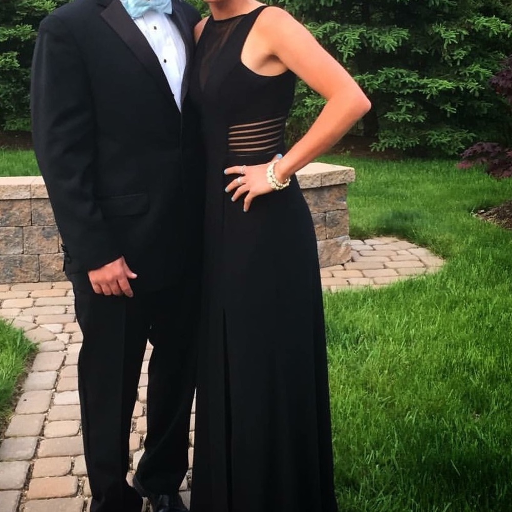 Long black dress